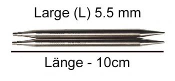 Metallspitze 10cm Large (L)