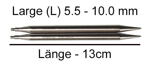 Metallspitze 13cm Large (L)