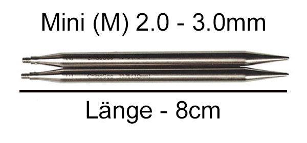 Metallspitze 8cm Mini (M)